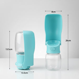 Portable Dog Water Bottle – Foldable Leak-Proof Travel Dispenser