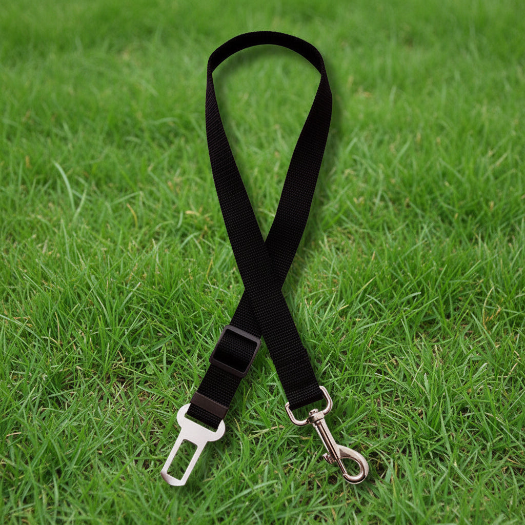 Adjustable Dog Car Seat Belt – Safety Clip