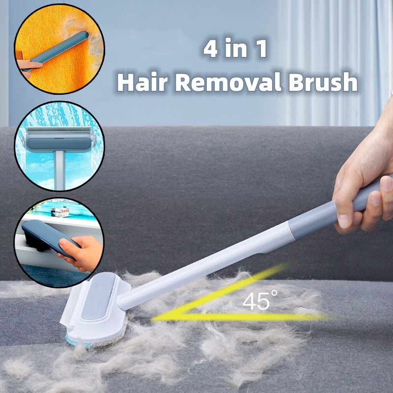 4-in-1 Pet Hair Remover Brush – Furniture, Clothes & Car Seats