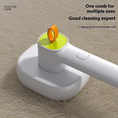 3-in-1 Electric Pet Spray Comb – Soft Teeth Massage Brush for Cats & Dogs