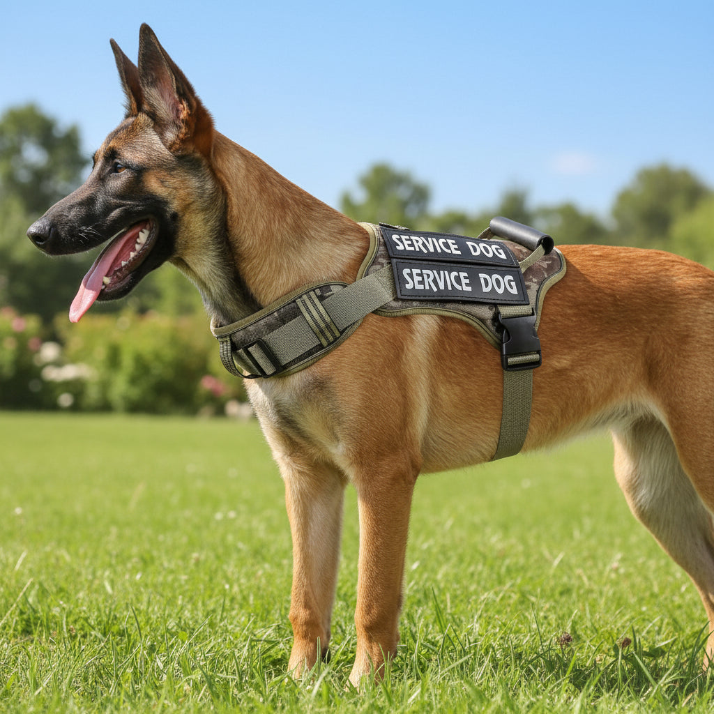 Tactical No-Pull Dog Harness – Reflective with Handle