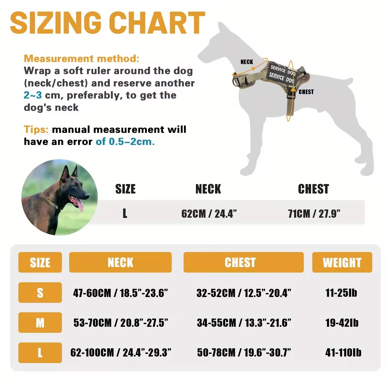 Tactical No-Pull Dog Harness – Reflective with Handle