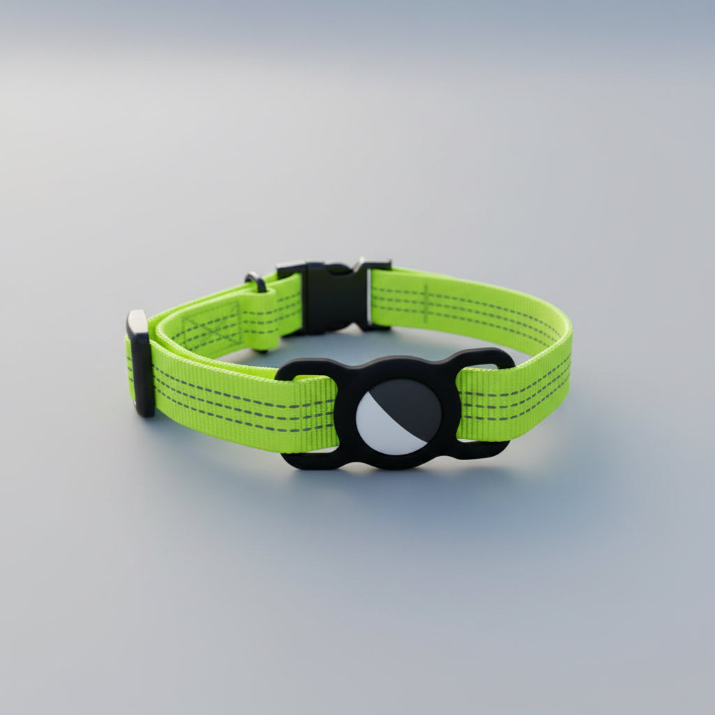 GPS Tracker Collar Sleeve – Fits AirTag & Most Pet Trackers
