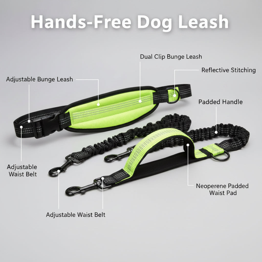 Multi-Function Dog Traction Rope Leash – Adjustable Safety Lead for Small & Large Dogs