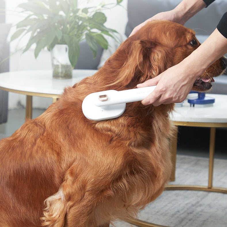 Self-Cleaning Deshedding Brush for Cats & Dogs