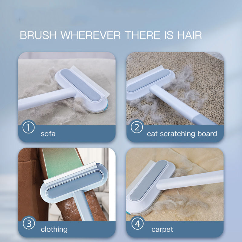 4-in-1 Pet Hair Remover Brush – Furniture, Clothes & Car Seats