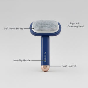 Self-Cleaning Deshedding Brush for Cats & Dogs