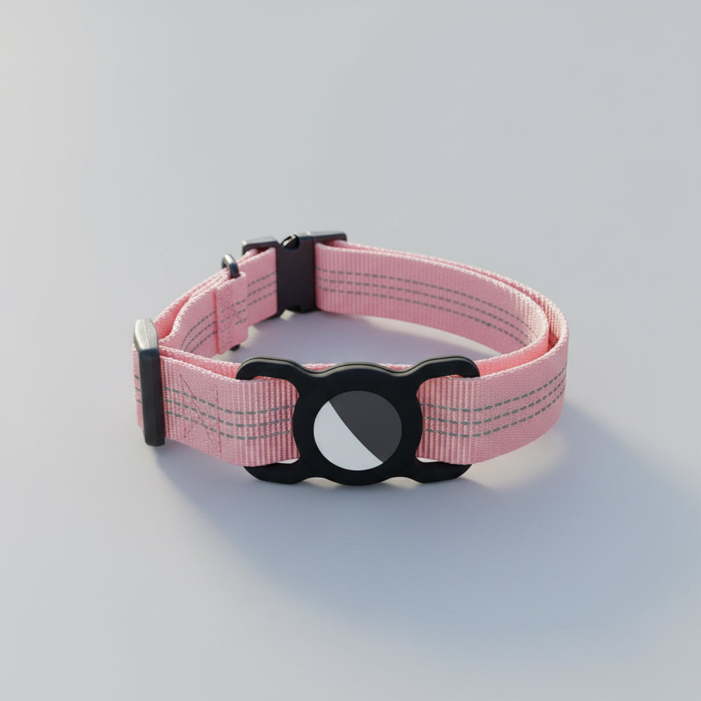 GPS Tracker Collar Sleeve – Fits AirTag & Most Pet Trackers