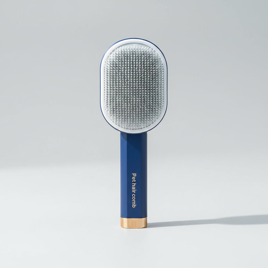 Self-Cleaning Deshedding Brush for Cats & Dogs