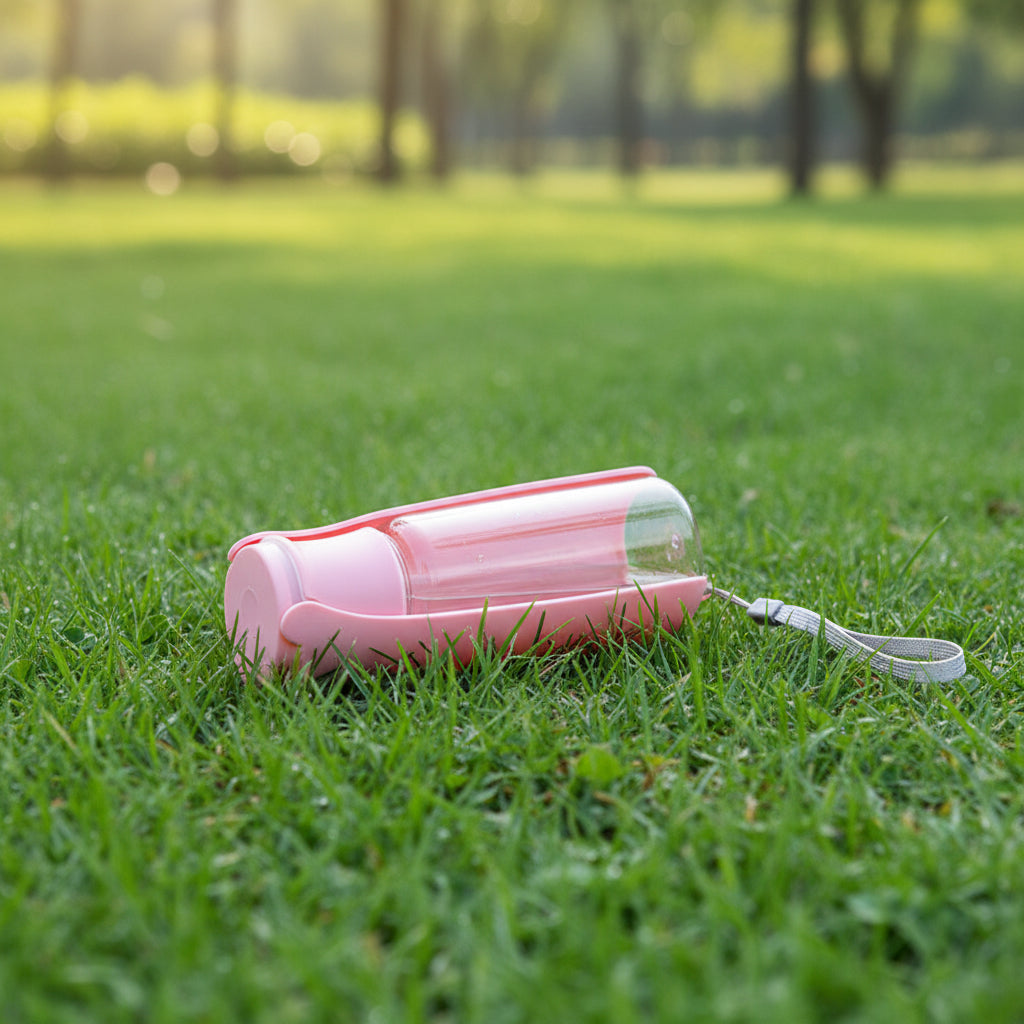 Portable Dog Water Bottle – Foldable Leak-Proof Travel Dispenser